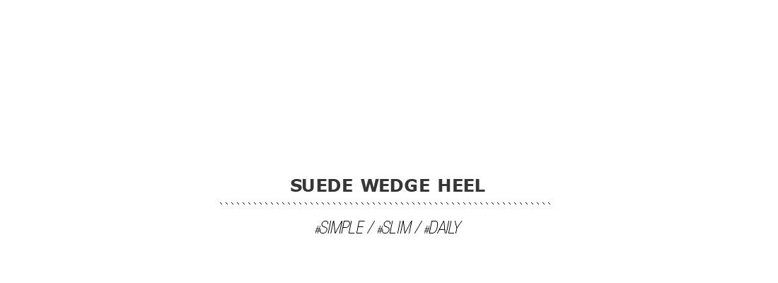suede wedge heel|coii