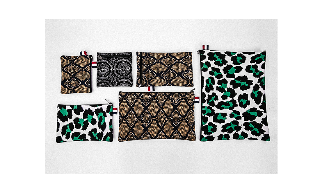 green leopard pouch|coii