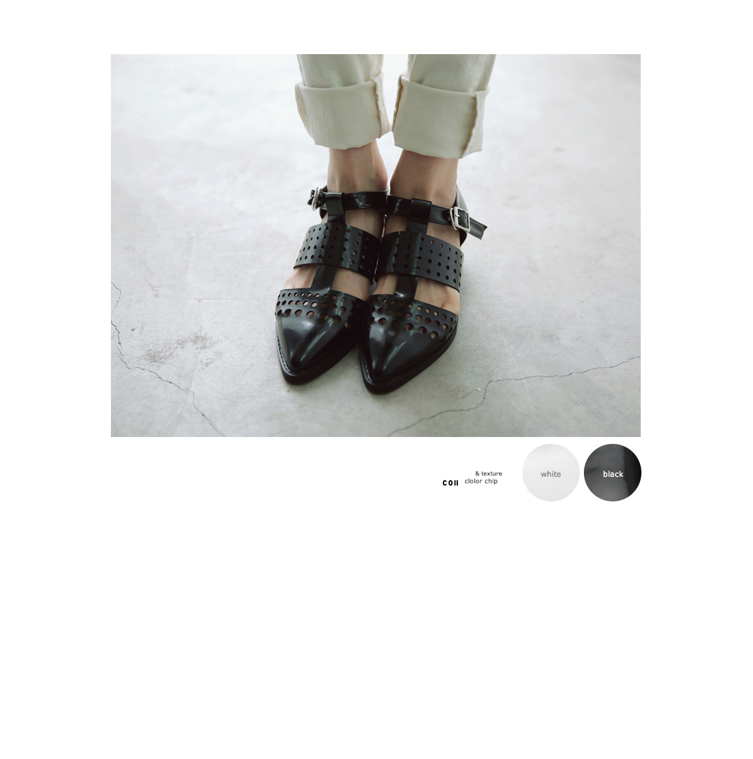punching strap loafer|