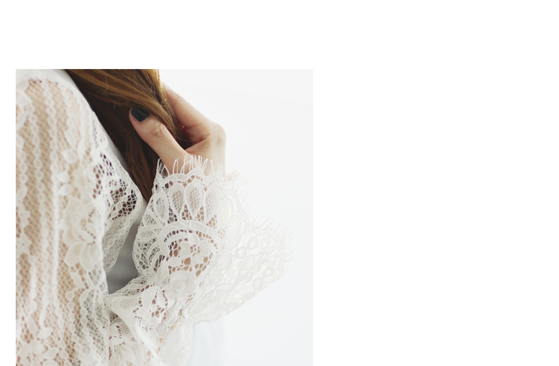 lace sleeve bl|