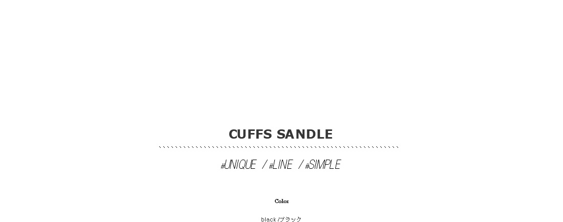 cuffs sandle|