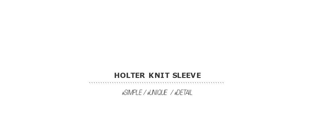 holter knit sleeve|