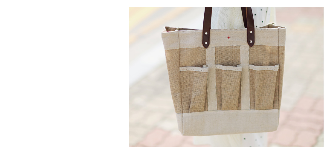 linen garden bag|
