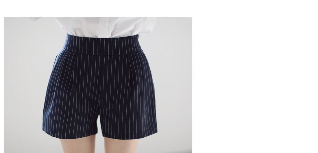 pin stripe shorts|