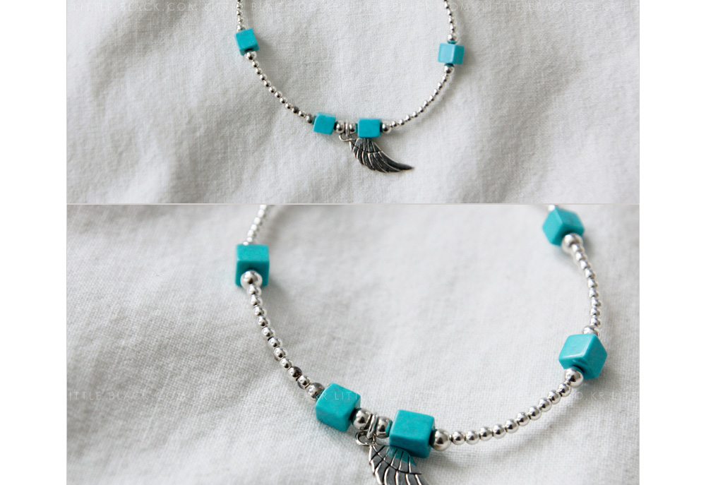 Gemstone Silver Beaded Bracelet (2 Type)|