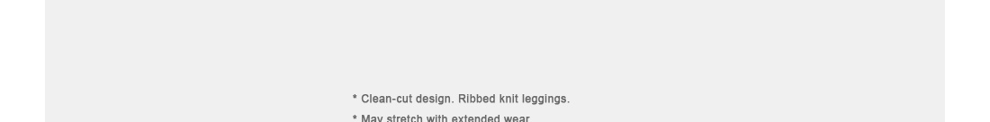 Wool Blend Ribbed Knit Leggings|