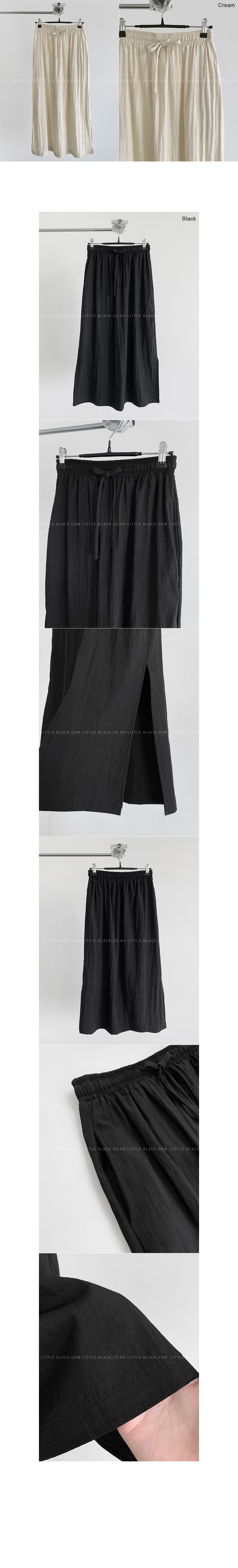 Cinchable Waist Maxi Skirt|