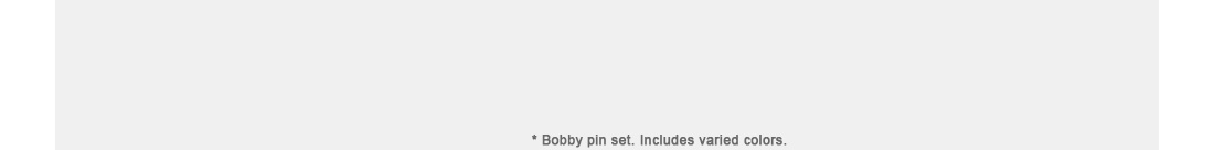 5-Piece Solid Tone Bobby Pin Set|