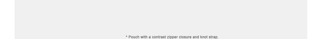 Zipper Closure Check Print Pouch|