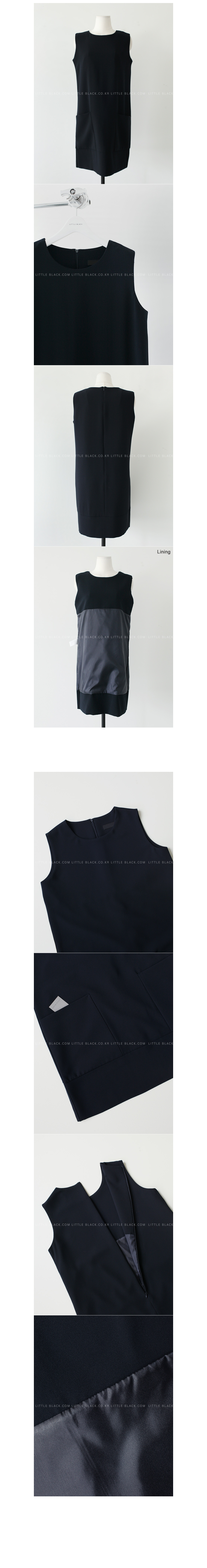 H-Line Sleeveless Mini Dress|
