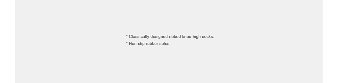 Ribbed Knee-High Socks|