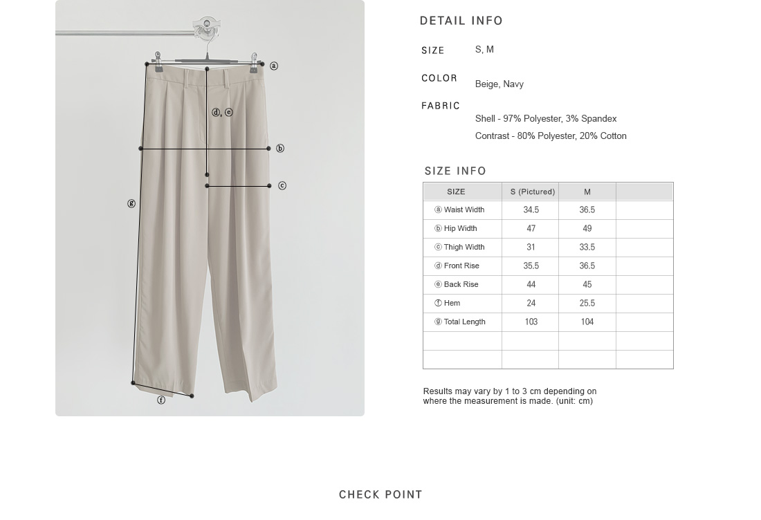 Pleated Front Tailored Pants|