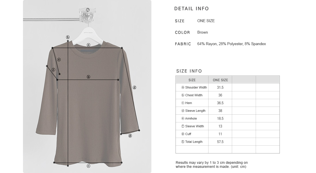 Basic 3/4 Sleeve T-Shirt|